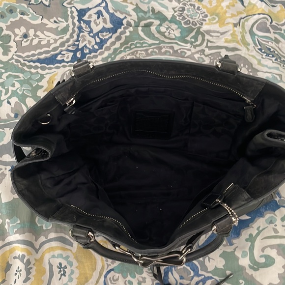 Coach Black Leather Briefcase - Picture 7 of 7